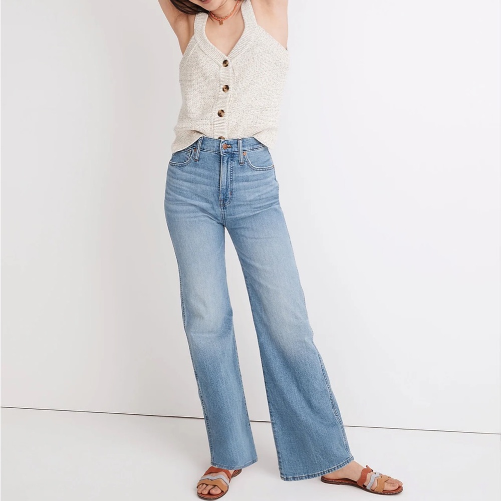 Madewell 11” High-Rise Flare in Conwell Wash Size 25